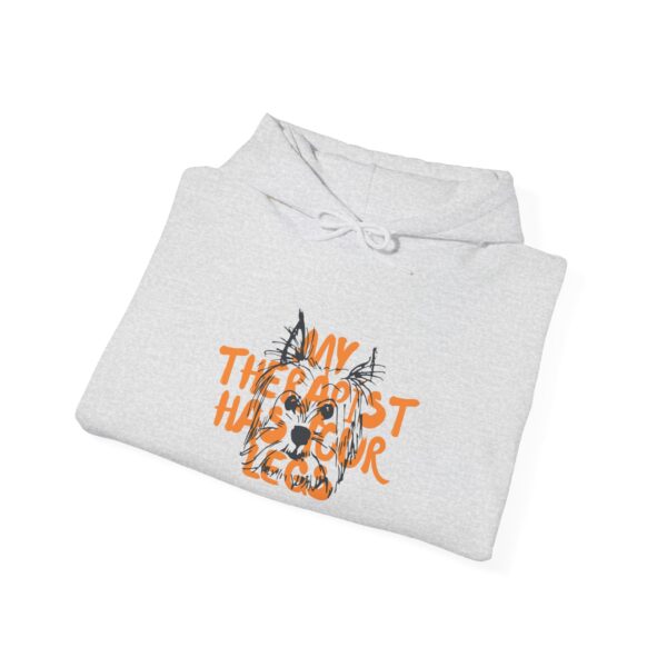 My Therapist Has Four Legs Hoodie | Dog Lover Paw Print Sweatshirt - Image 12