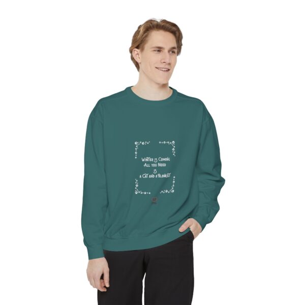 Unisex Garment-Dyed Sweatshirt - Image 19