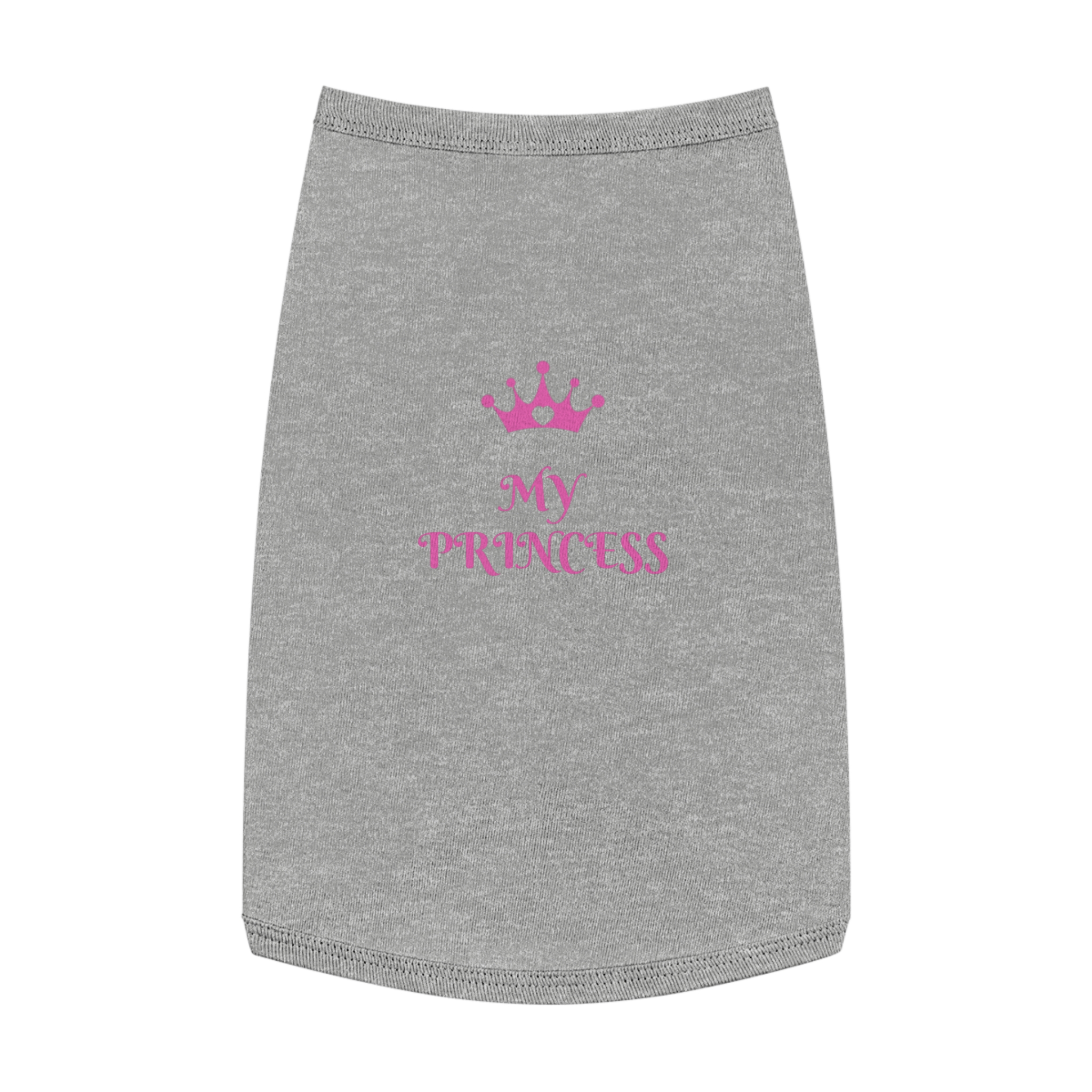 My Princess Pet Tank Top | Pink Crown Dog Shirt - Image 13