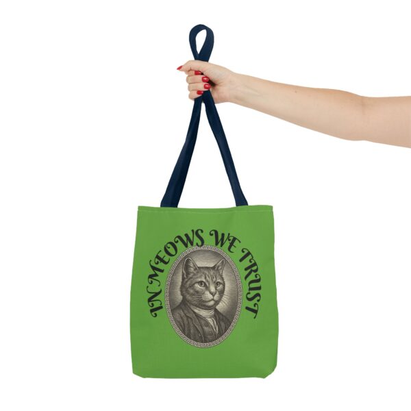 Cat Lovers Tote Bag, In Meows We Trust, Funny Cat Bag, Pet Owner Gift, Stylish Shopping Tote, Animal Lover Accessory - Image 20