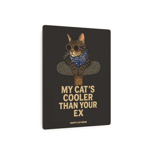 Metal Cat Art Sign, Funny Pet Decor, Cat Owners Gift, Unique Wall Art, Happy Cat Mom Sign, Playful Home Decoration - Image 7