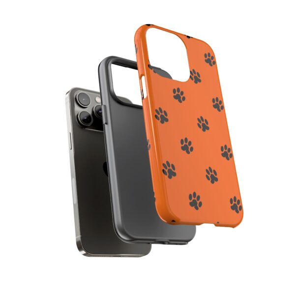 Orange Paw Print Phone Case | Tough Cases | Pet Lover Gift, Animal Print Cases, Unique Phone Cover, Fun Accessories, Birthday Gift - Image 99