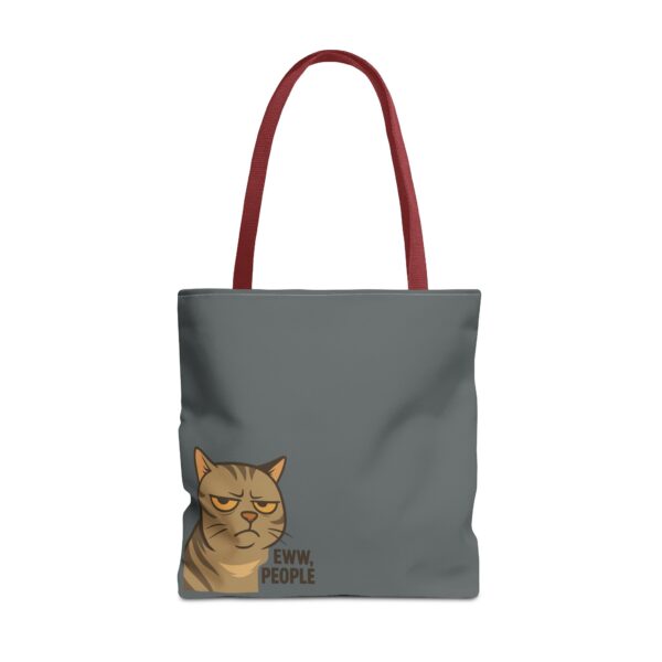 Grumpy Cat Tote Bag: Perfect for Cat Lovers, Everyday Use, Gift for Mom, Shopping, Travel, AOP Design - Image 13
