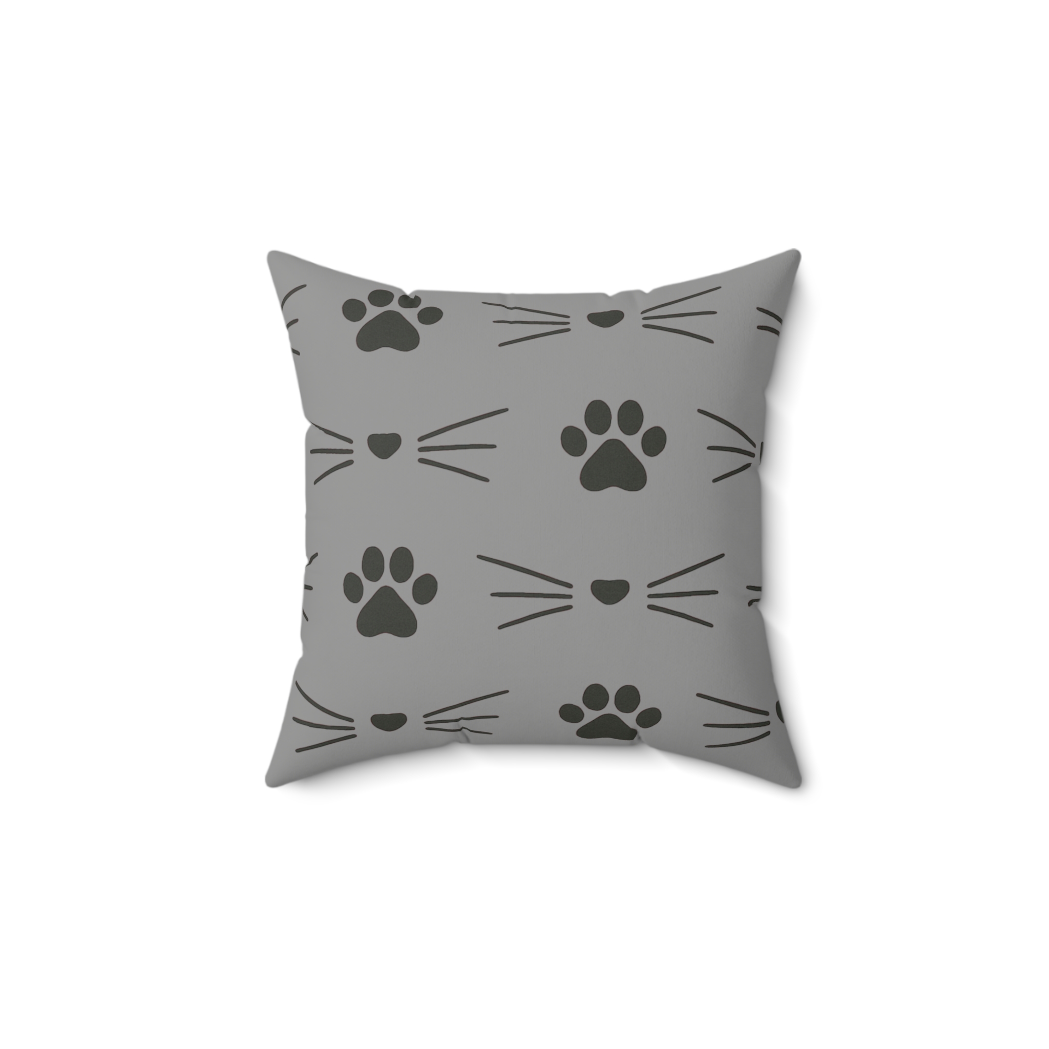 Cat Lover Faux Suede Square Pillow, Pet Decor, Cat Themed Gift, Cozy Home Accent, Valentine’s Day Gift, Animal Lover Pillow