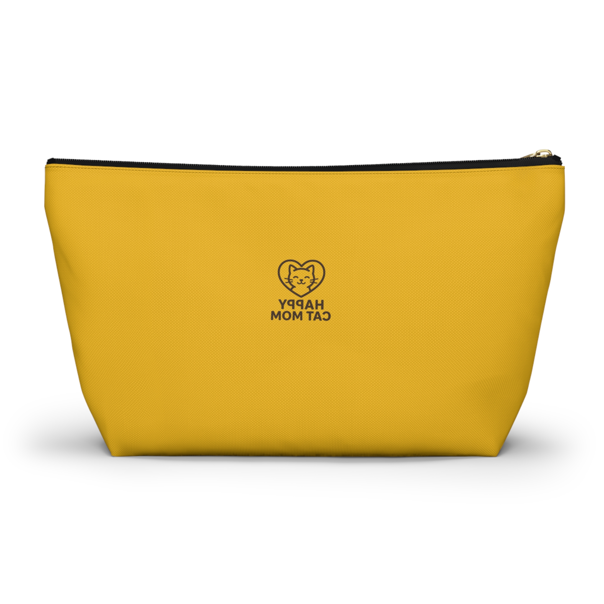 Cat Paw Hearts Accessory Pouch | Green T-Bottom Makeup Bag - Image 2