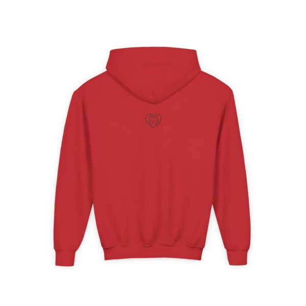 Unstoppable Cat Hoodie | Geometric Retro Collage Youth Sweatshirt - Image 18