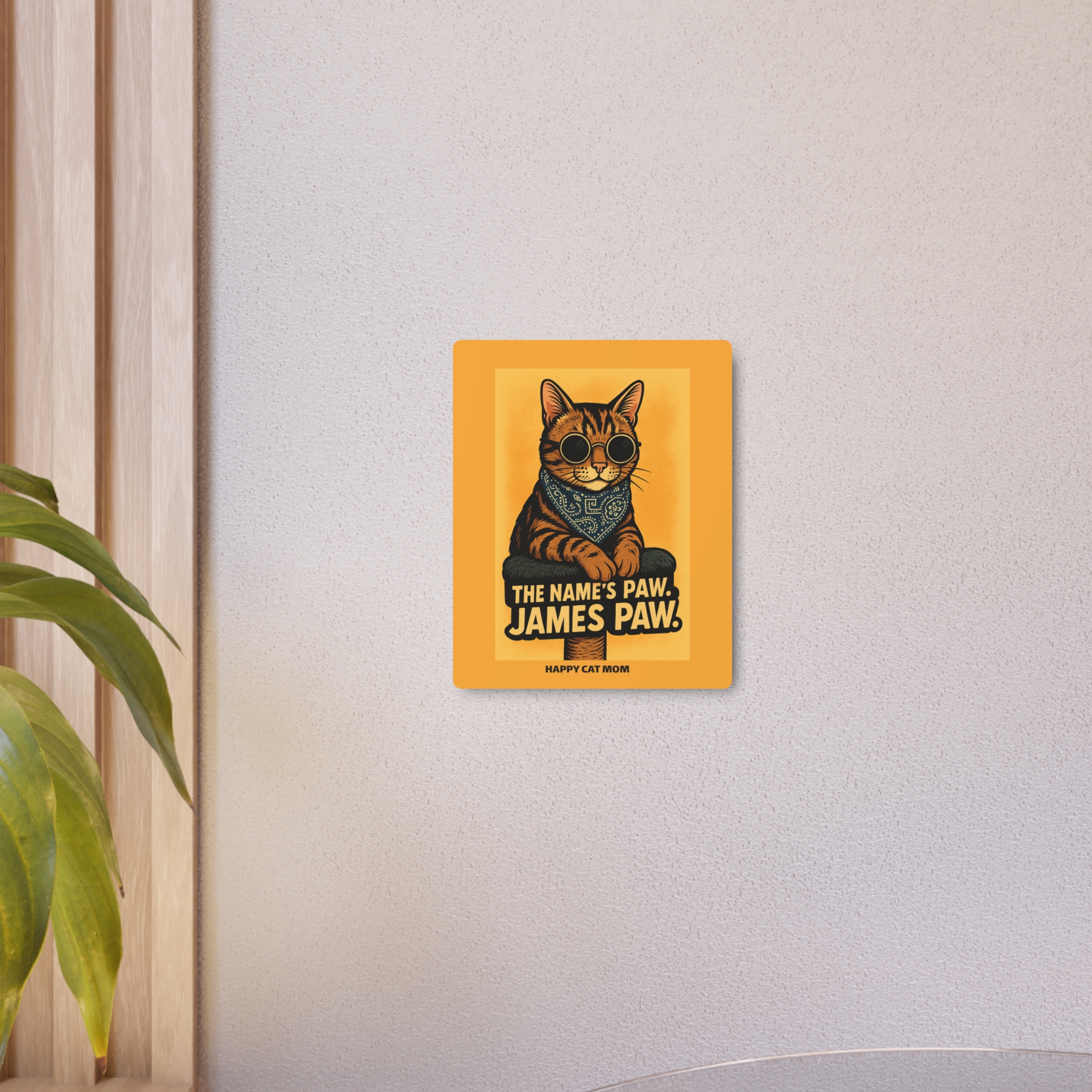 Charming Cat Metal Art Sign - Personalized Gift for Cat Lovers, Unique Home Decor, Pet Memorial, Cat Mom Gift, Birthday Decor - Image 8