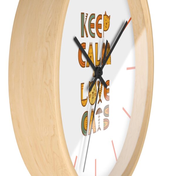 Copy of Funny Cat Wall Clock - Time is Running, Cat Decor, Unique Gift for Cat Lovers, Home Office Wall Art, Quirky Kitty Clock - Image 14