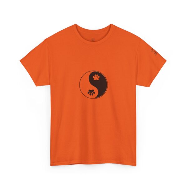 Yin Yang Unisex Heavy Cotton Tee, Pet Lovers Shirt, Spiritual Cotton Tee, Philosophy Gift, Everyday Casual Wear - Image 23