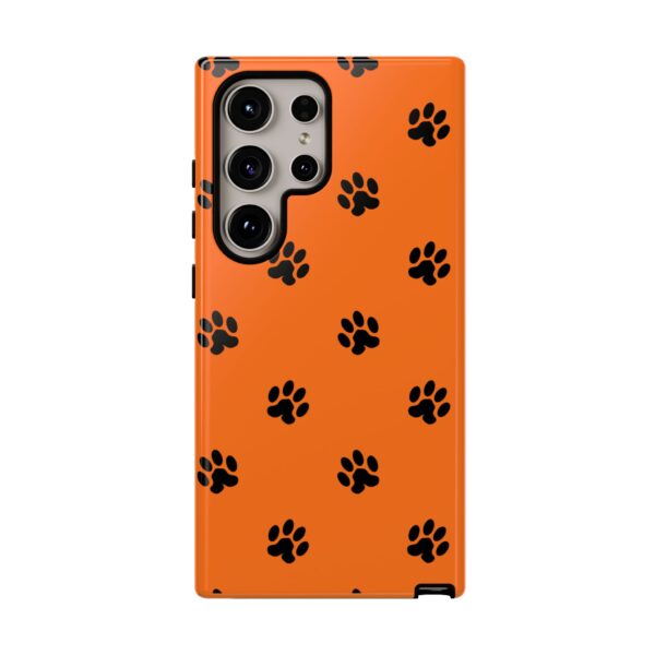 Orange Paw Print Phone Case | Tough Cases | Pet Lover Gift, Animal Print Cases, Unique Phone Cover, Fun Accessories, Birthday Gift - Image 169