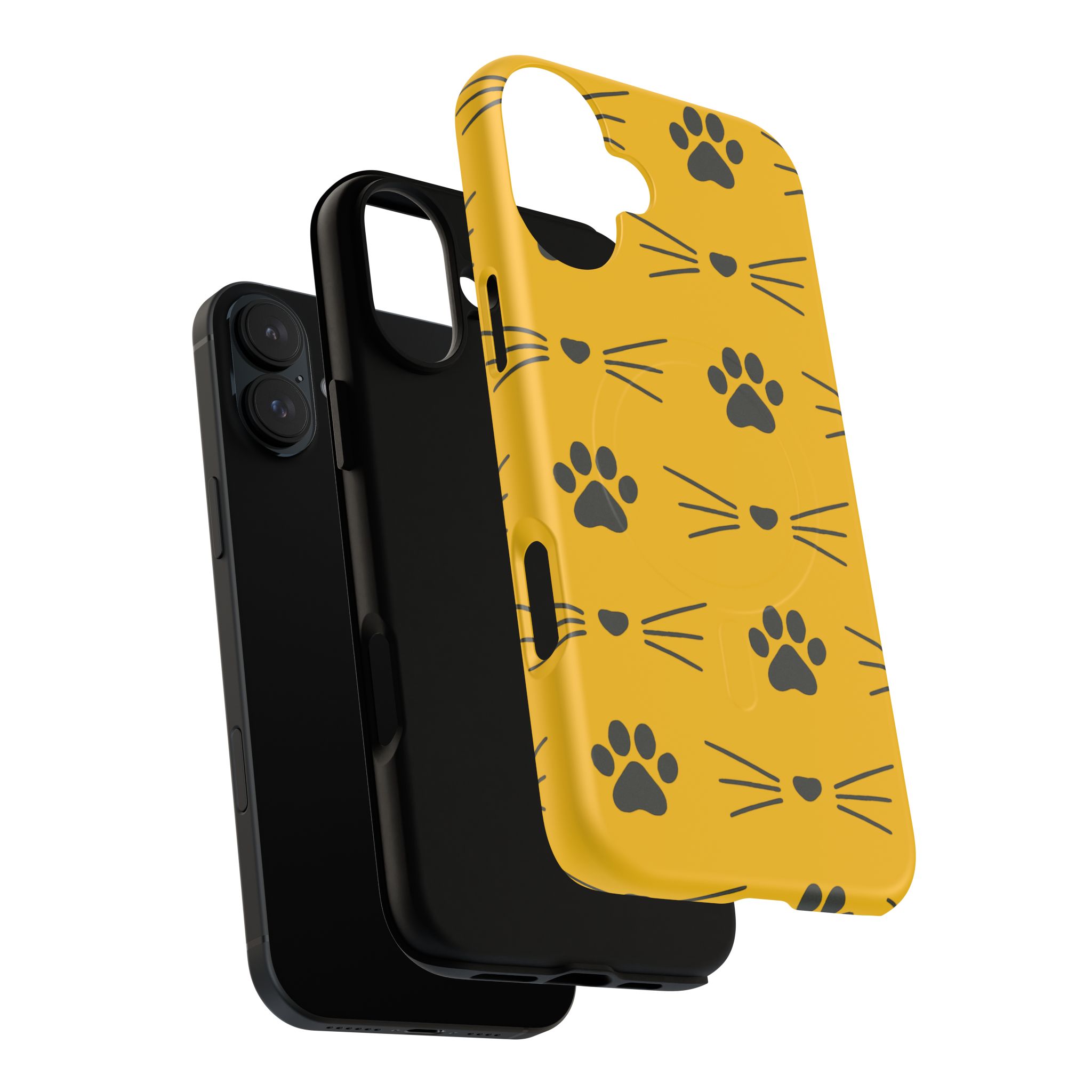 Sleek Cat Paw Magnetic Phone Case, Durable Pet Lover Accessory, Trendy Gift for Cat Owners, Protect Your Phone with Style - Image 72