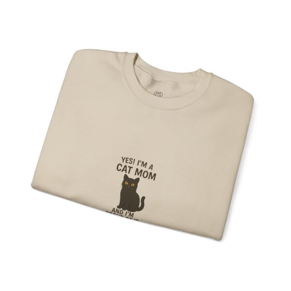 Cat Mom Sweatshirt: Cozy Gift for Cat Lovers, Perfect for Birthdays, Mother’s Day, Pet Lovers, Casual Wear - Image 11