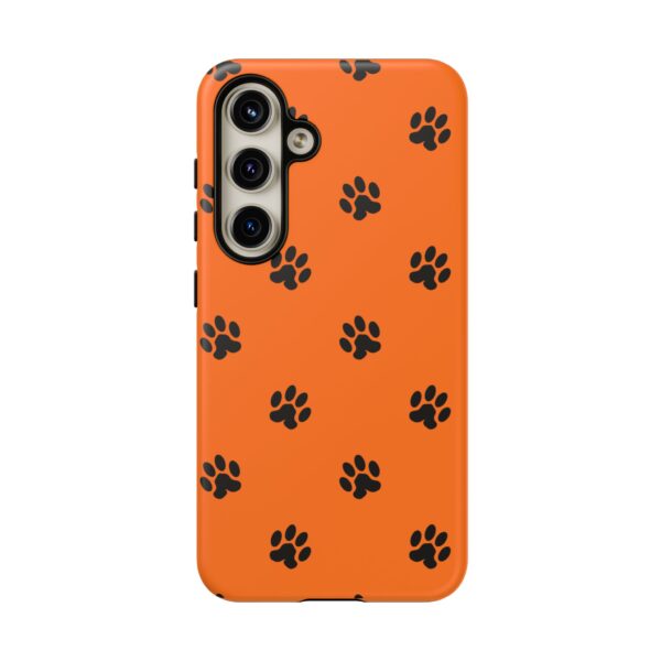 Orange Paw Print Phone Case | Tough Cases | Pet Lover Gift, Animal Print Cases, Unique Phone Cover, Fun Accessories, Birthday Gift - Image 157