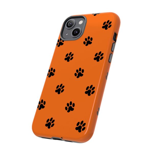Orange Paw Print Phone Case | Tough Cases | Pet Lover Gift, Animal Print Cases, Unique Phone Cover, Fun Accessories, Birthday Gift - Image 90