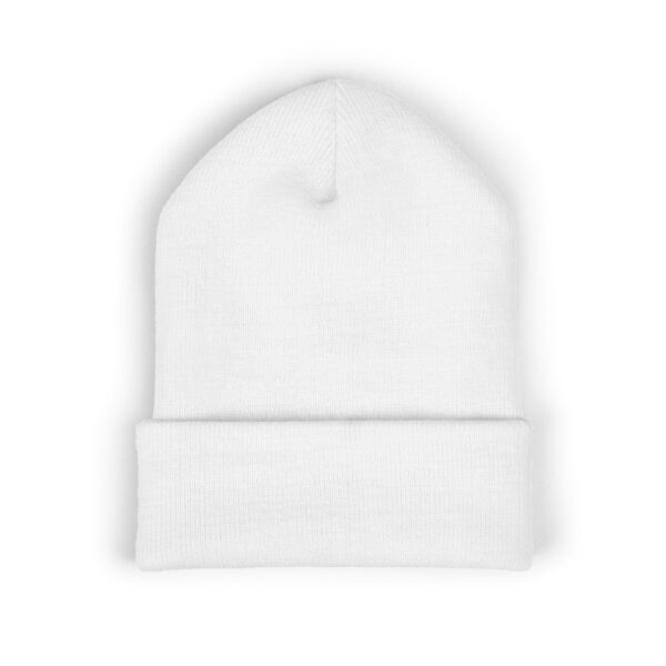 Don't Worry Be Happy Fox Embroidered Beanie | Cuffed Beanie - Image 2