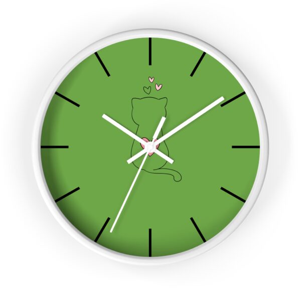 Funny Cat Wall Clock - Cute Çat , Cat Decor, Unique Gift for Cat Lovers, Home Office Wall Art, Quirky Kitty Clock - Image 10