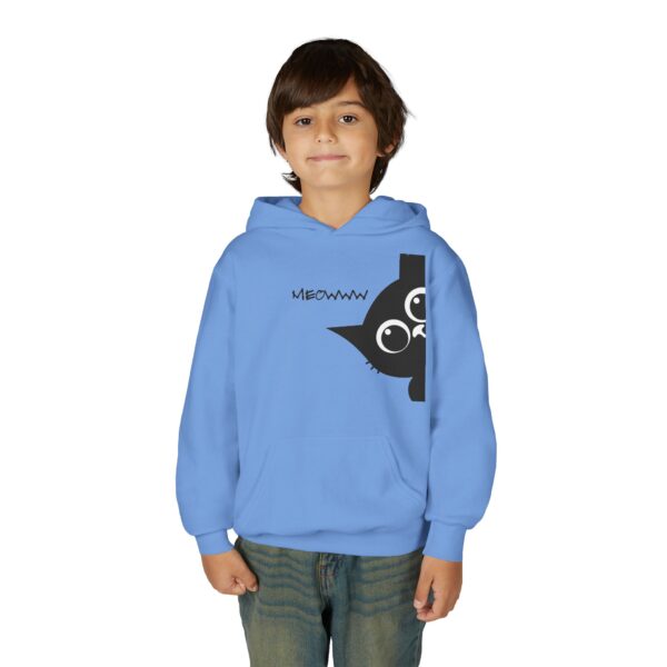 Peekaboo Cat Hoodie | Kids Pullover Hooded Sweatshirt - Image 35