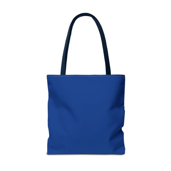Cat Mom Tote Bag - Happy Cat Mom Gift, Blue AOP Bag, Cat Lover Accessories, Practical Shopping Tote, Cute Pet Owner Bag - Image 22