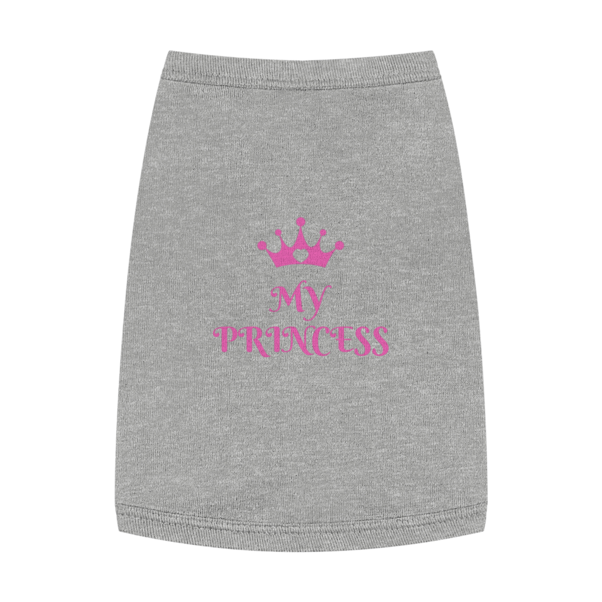 My Princess Pet Tank Top | Pink Crown Dog Shirt - Image 4