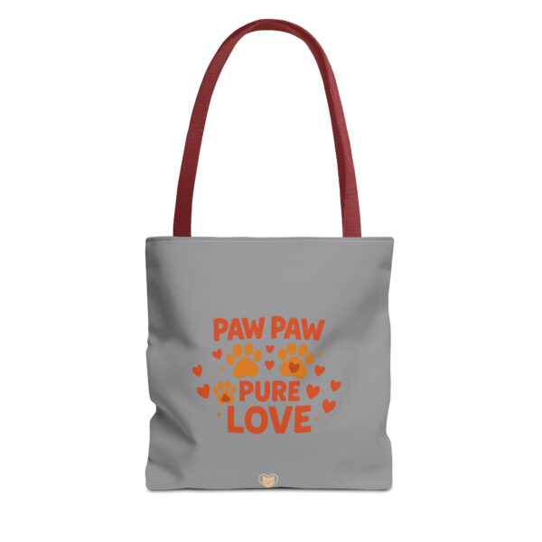 Paw Print Love Tote Bag, Cute Pet Lover Gift, Animal Theme Bag, Paw Paw Pure Love Accessories, Dog Mom Tote, Everyday Carryall - Image 13