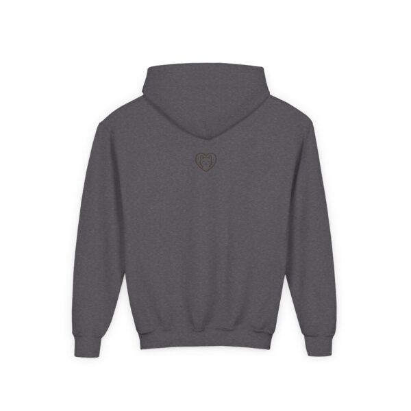 Unstoppable Cat Hoodie | Geometric Retro Collage Youth Sweatshirt - Image 14