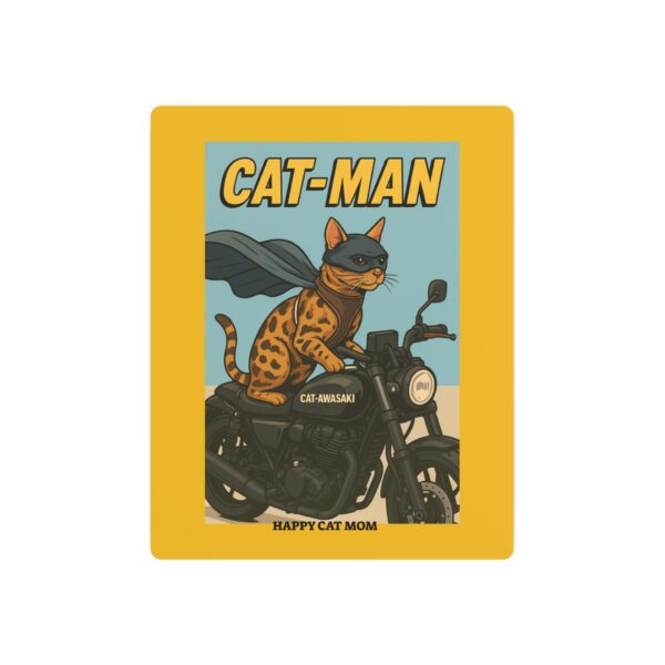 Cat-Man Metal Art Sign, Unique Wall Decor for Cat Lovers, Gift for Happy Cat Moms, Fun Home Accent, Pet-Themed Decoration, Whimsical Art - Image 5