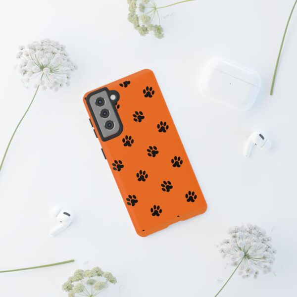 Orange Paw Print Phone Case | Tough Cases | Pet Lover Gift, Animal Print Cases, Unique Phone Cover, Fun Accessories, Birthday Gift - Image 42