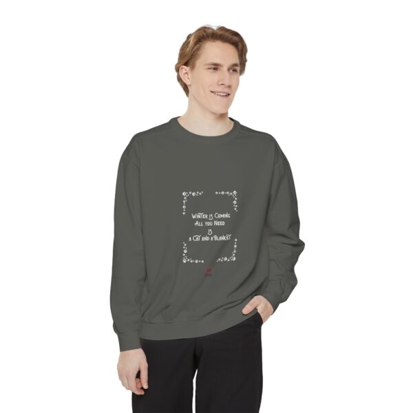 Unisex Garment-Dyed Sweatshirt - Image 7