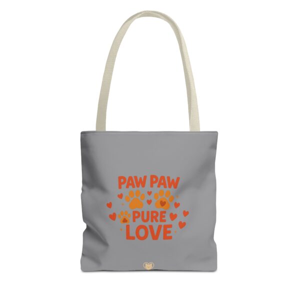 Paw Print Love Tote Bag, Cute Pet Lover Gift, Animal Theme Bag, Paw Paw Pure Love Accessories, Dog Mom Tote, Everyday Carryall - Image 25