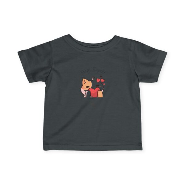Cute Cat Hugging Heart Infant Tee | Kawaii Kitty Love Graphic - Image 16