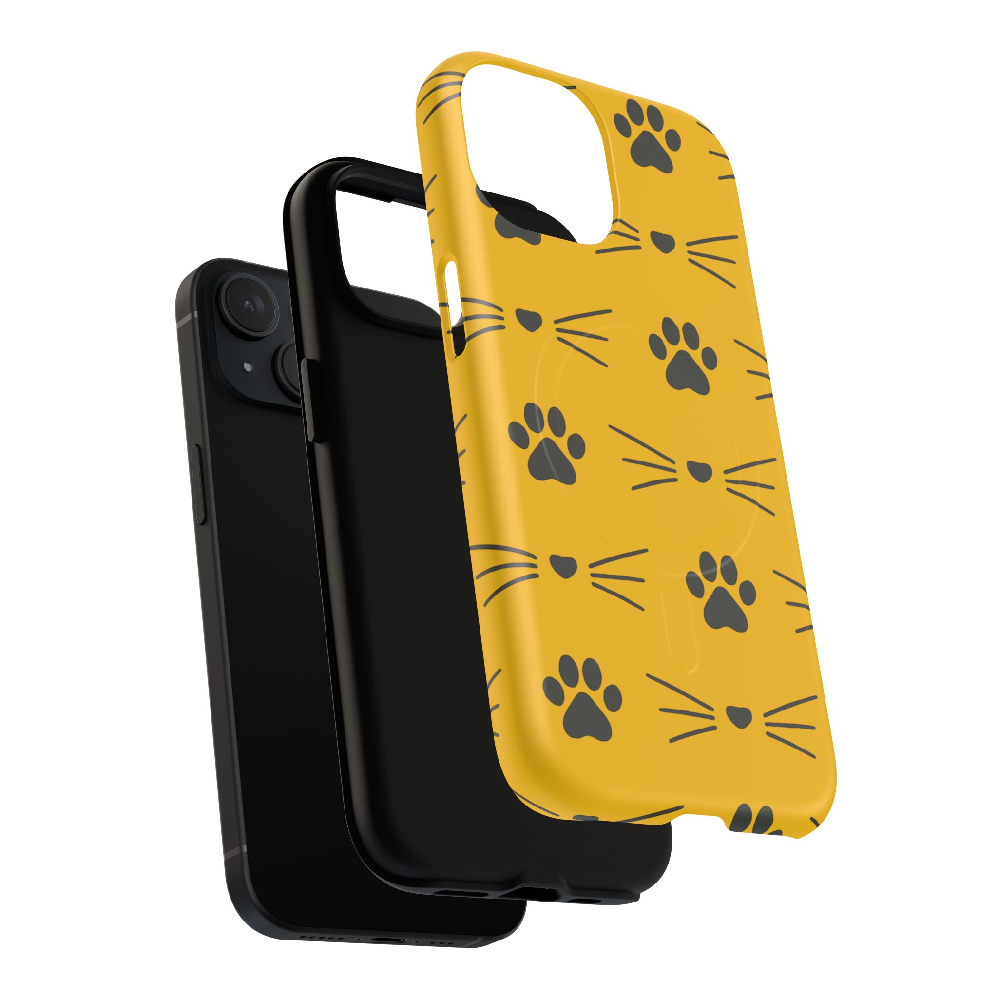 Sleek Cat Paw Magnetic Phone Case, Durable Pet Lover Accessory, Trendy Gift for Cat Owners, Protect Your Phone with Style - Image 6