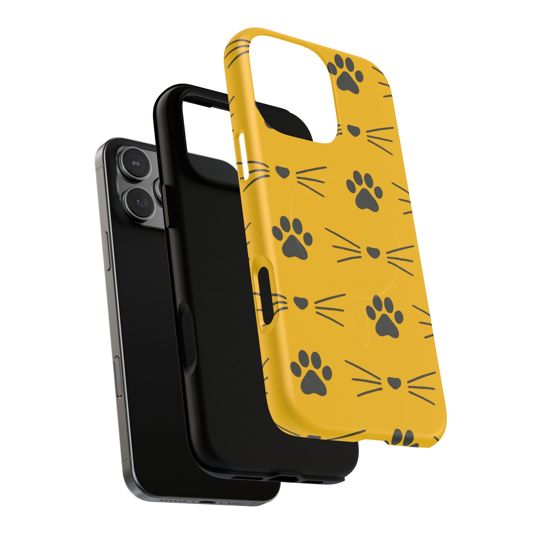 Sleek Cat Paw Magnetic Phone Case, Durable Pet Lover Accessory, Trendy Gift for Cat Owners, Protect Your Phone with Style - Image 60