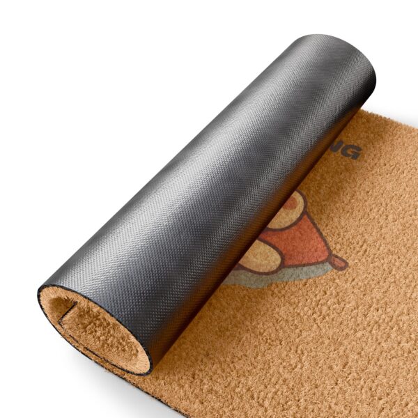 Be Quiet Cat Is Sleeping Doormat | Cute Sleeping Cat Coir Mat - Image 2