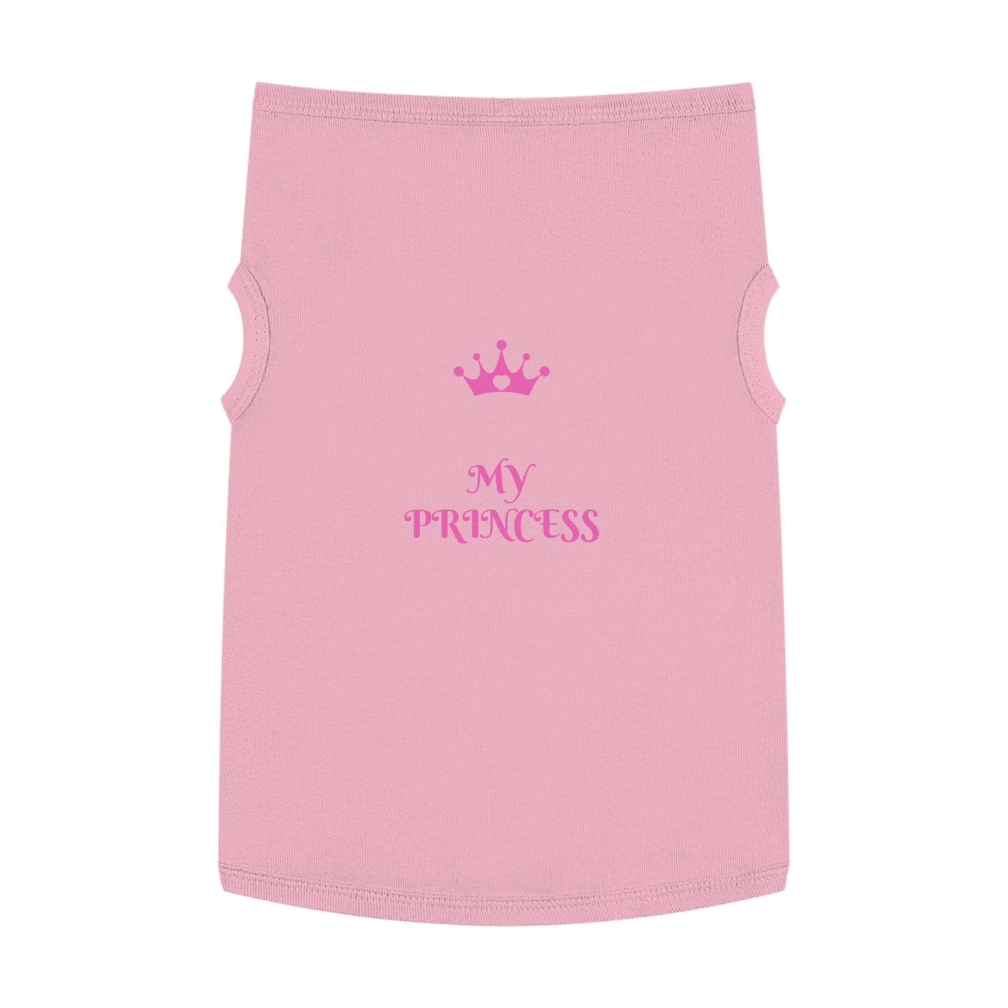 My Princess Pet Tank Top | Pink Crown Dog Shirt - Image 25