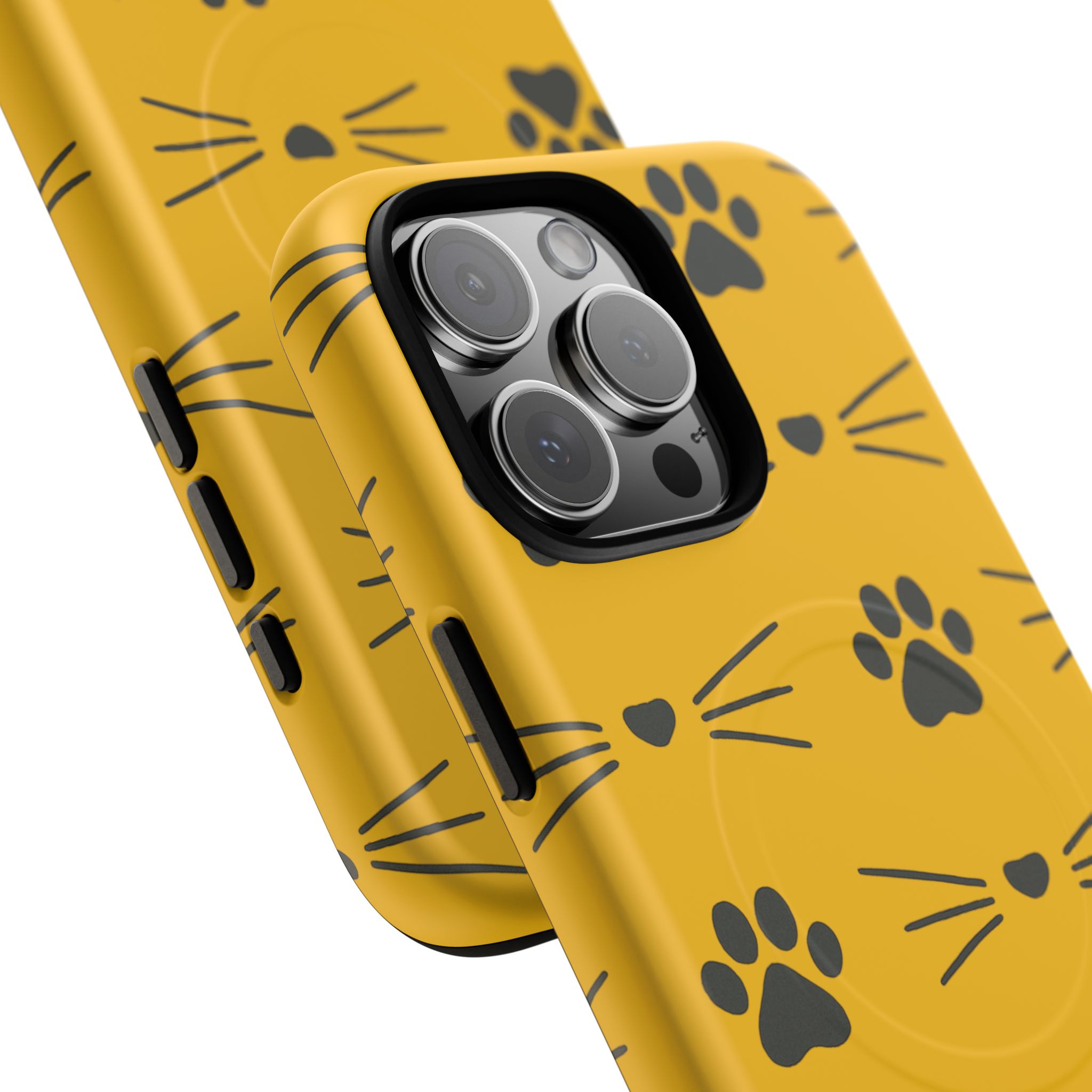 Sleek Cat Paw Magnetic Phone Case, Durable Pet Lover Accessory, Trendy Gift for Cat Owners, Protect Your Phone with Style - Image 59