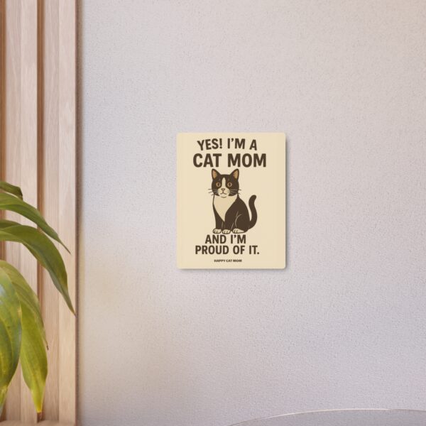 Cat Mom Metal Art Sign, Cat Lover Wall Decor, Gift for Cat Owners, Unique Home Decor, Cat Themed Housewarming Gift - Image 8