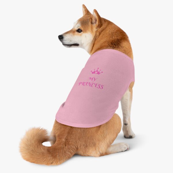 My Princess Pet Tank Top | Pink Crown Dog Shirt - Image 18