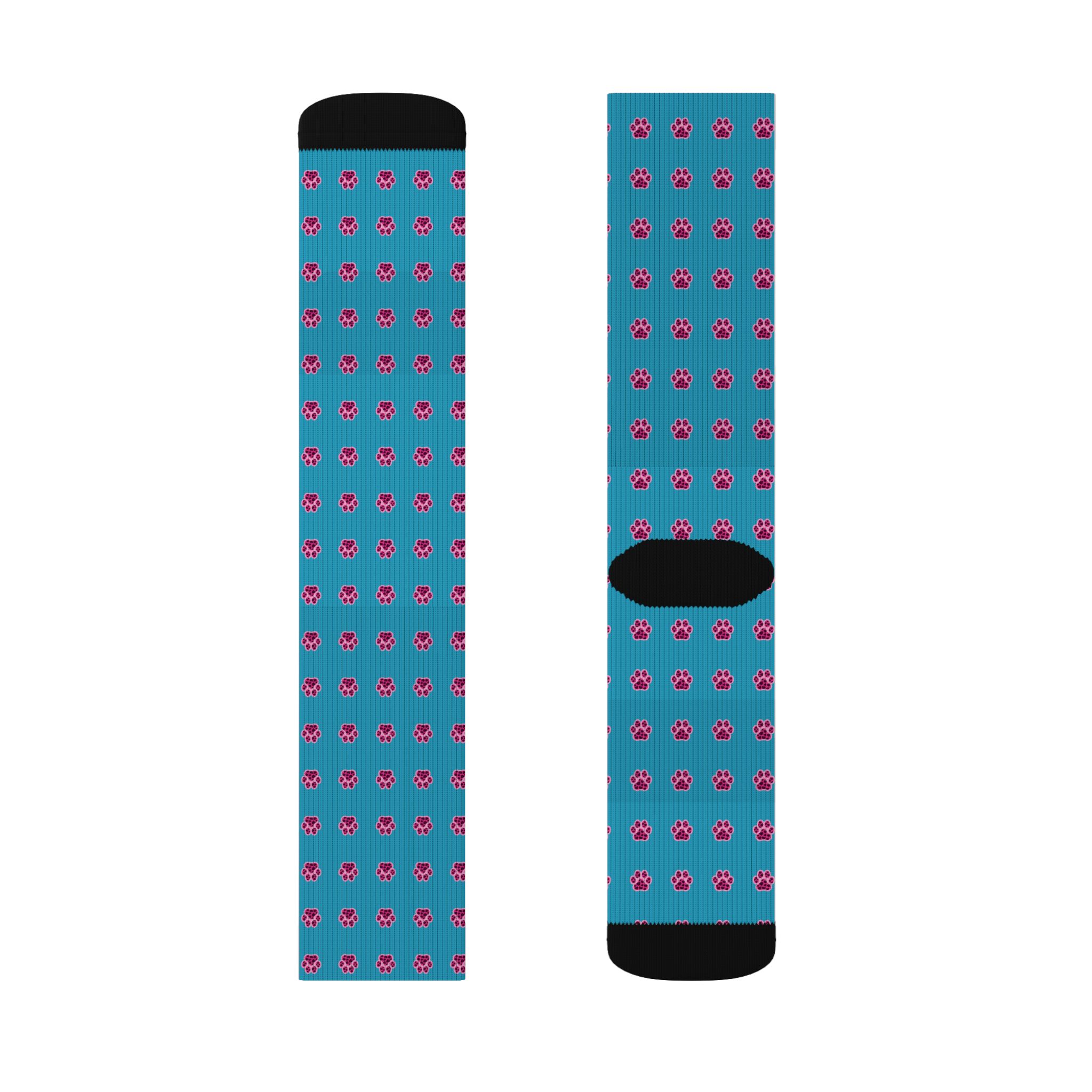 Playful Cat Lover's Sublimation Socks | Cute Meow Patterns | Cozy Gift for Pet Owners | Fun Sock Gift for Holidays, Birthdays - Image 7