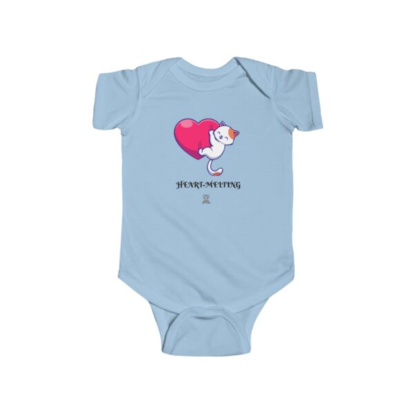 Cute Unicorn Hugging Heart Infant Bodysuit | Baby Onesie with Heart - Image 7