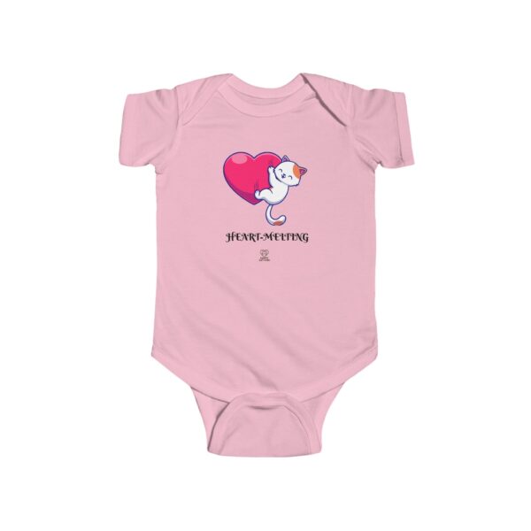 Cute Unicorn Hugging Heart Infant Bodysuit | Baby Onesie with Heart - Image 10