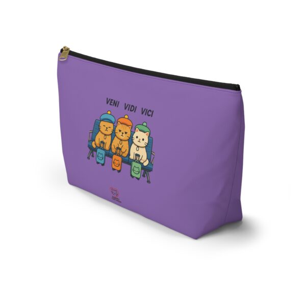 Veni Vidi Vici Cartoon Cats Accessory Pouch - Image 3