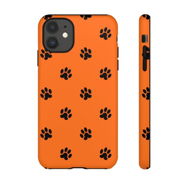 Orange Paw Print Phone Case | Tough Cases | Pet Lover Gift, Animal Print Cases, Unique Phone Cover, Fun Accessories, Birthday Gift - Image 8