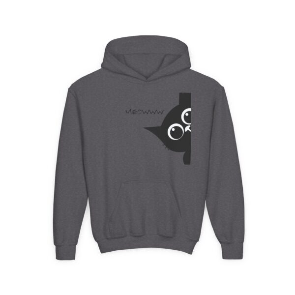 Peekaboo Cat Hoodie | Kids Pullover Hooded Sweatshirt - Image 29