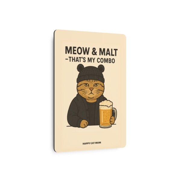 Cat-Themed Metal Art Sign, Perfect for Cat Lovers, Kitchen Decor, Pet Owner Gift, Wall Art, Fun Home Decoration - Image 3