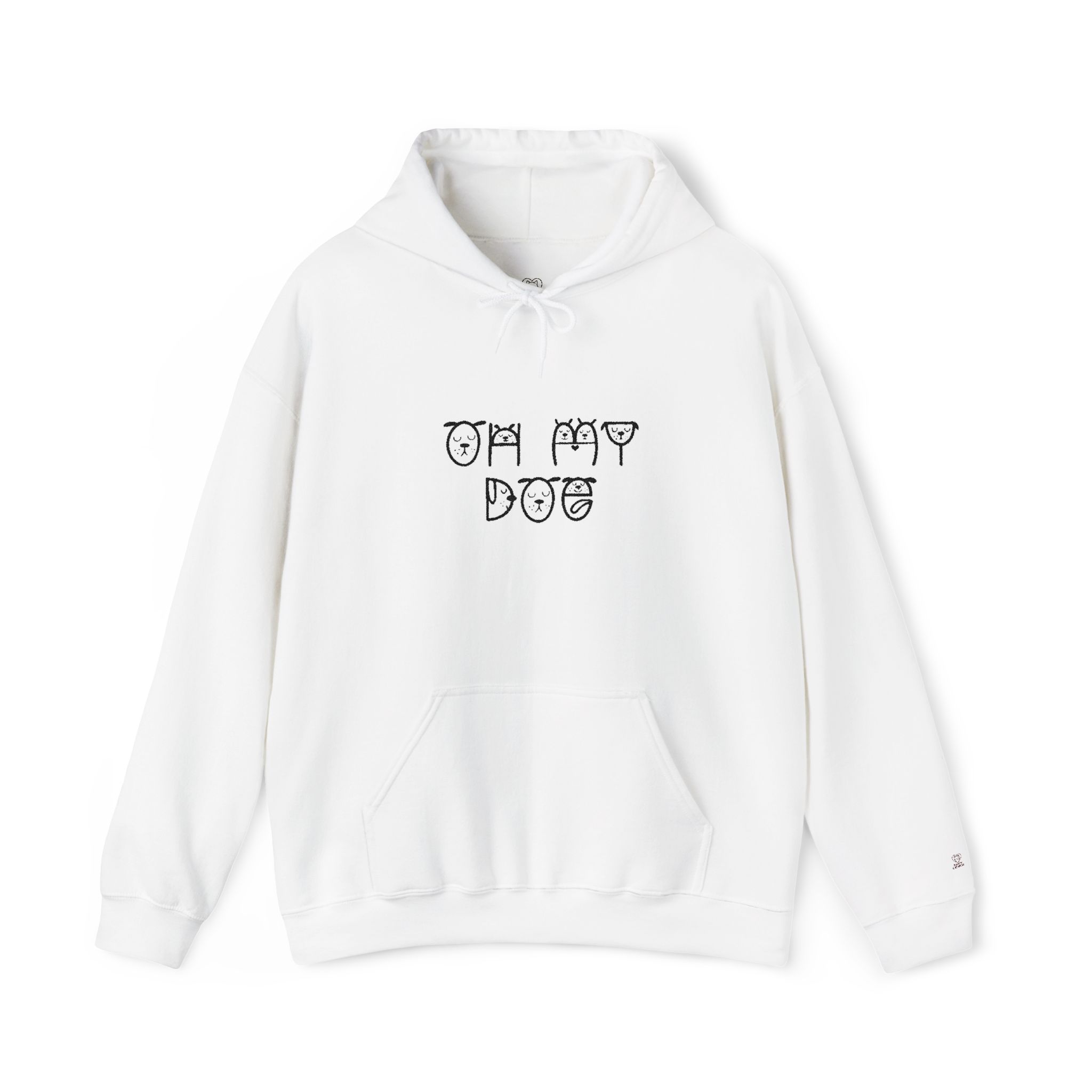 Oh My Dog hoodie | Dog Paw Lettering sweatshirt