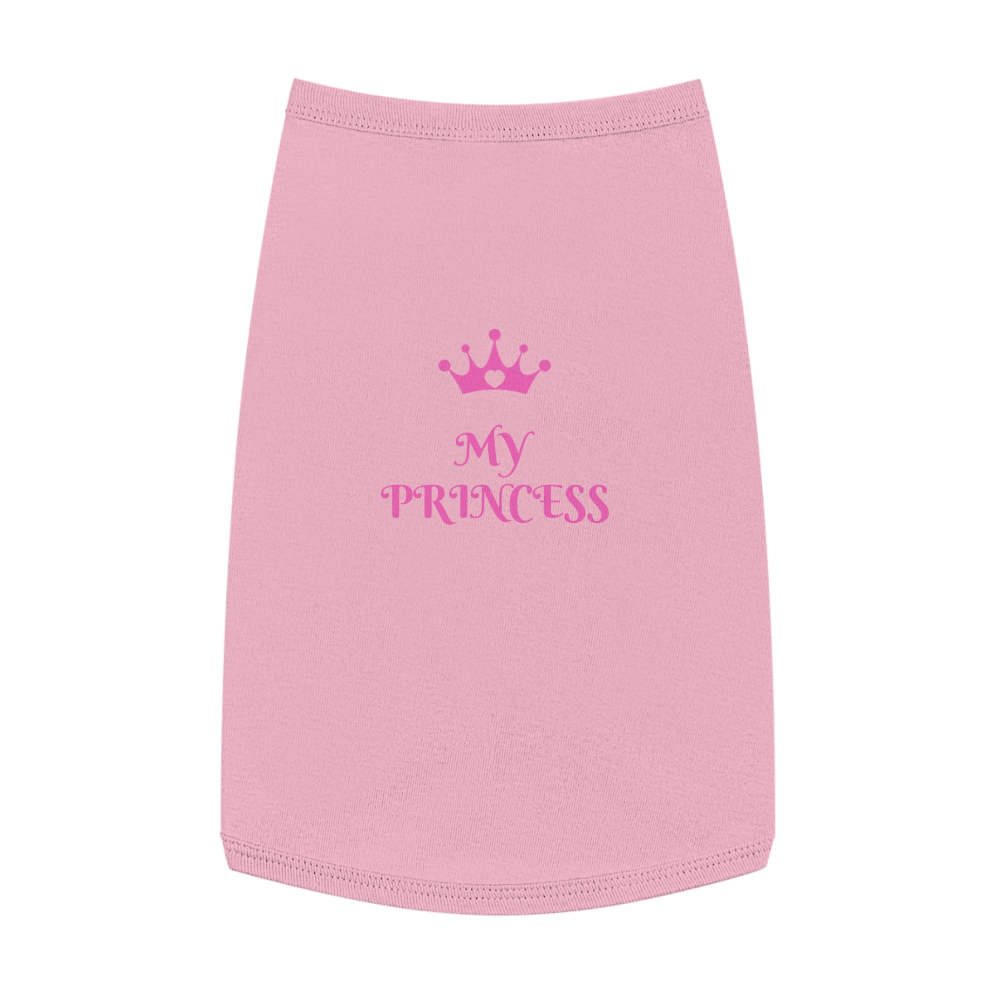 My Princess Pet Tank Top | Pink Crown Dog Shirt - Image 16