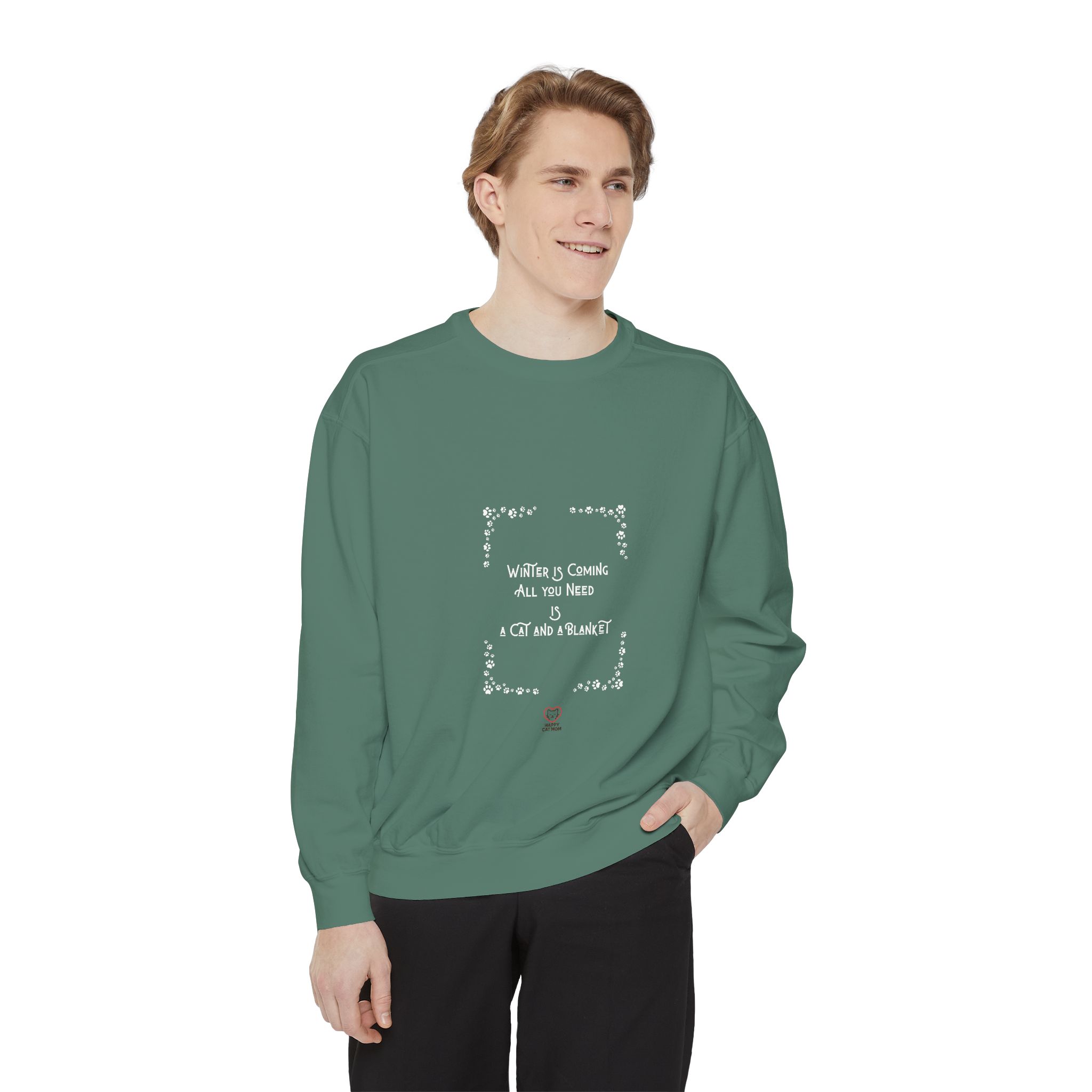 Unisex Garment-Dyed Sweatshirt - Image 15