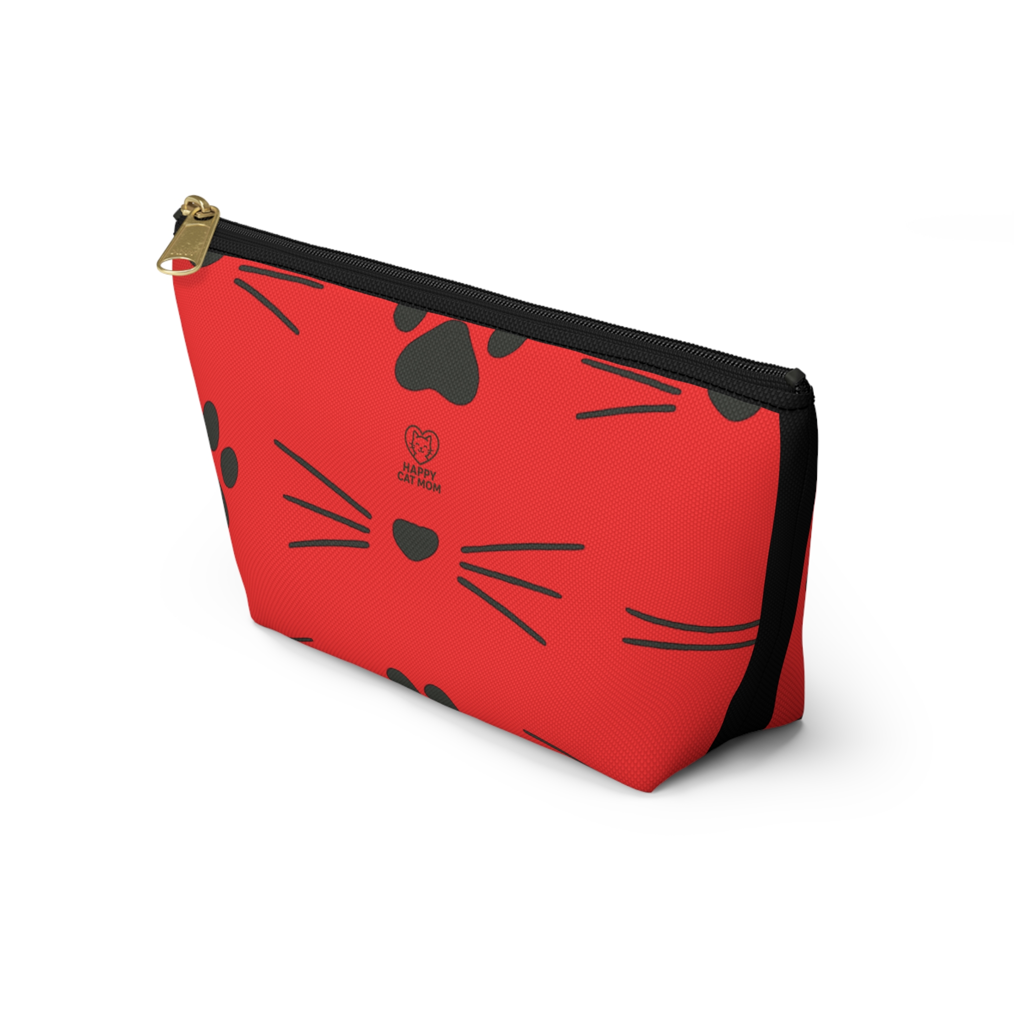 Cat Whiskers and Paw Print Accessory Pouch - Image 7