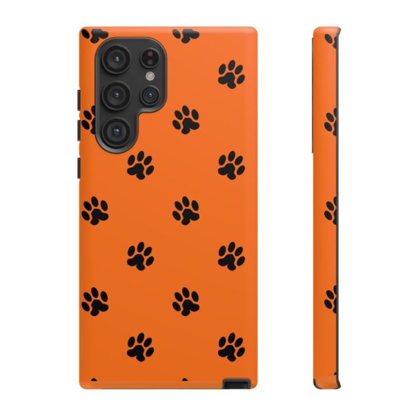Orange Paw Print Phone Case | Tough Cases | Pet Lover Gift, Animal Print Cases, Unique Phone Cover, Fun Accessories, Birthday Gift - Image 71