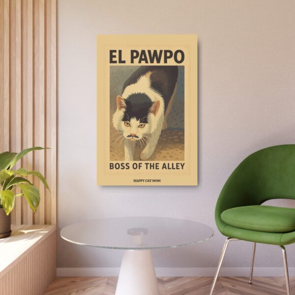 Vintage Cat Metal Art Sign - El Pawpo, Home Decor, Cat Lovers Gift, Wall Decoration, Animal Art - Image 8